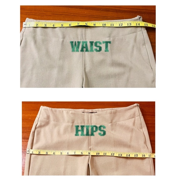 TALBOTS PETITE 2P DRESS PANTS BEIGE - Picture 16 of 16